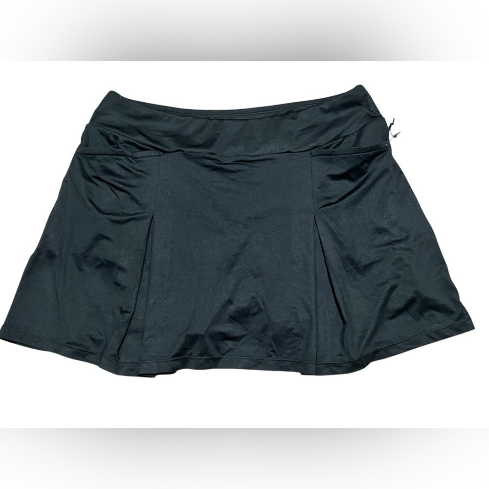 Tail White Label 15" Box Pleat women’s Skort athletic tennis black size medium
